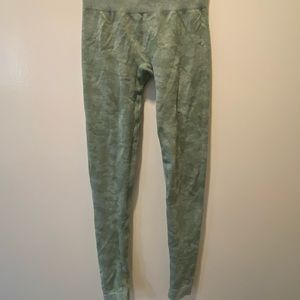 Gymshark Green Camo Seamless Leggings
